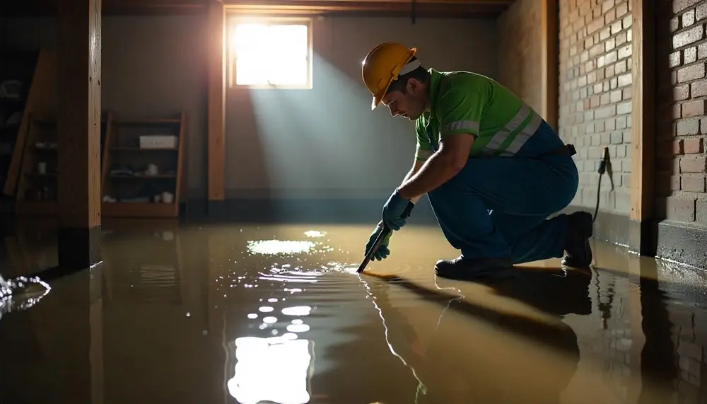 Professional water damage restoration services in Luna Pier, MI
